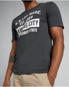 LEE SS KANSAS CITY MEN'S TEE WASHED BLACK L60TFEON