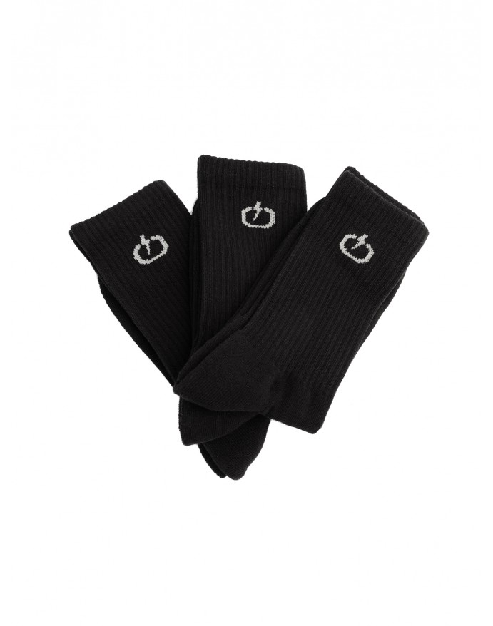 Emerson Unisex High Socks (3-Pack) Black 242.EU08.03