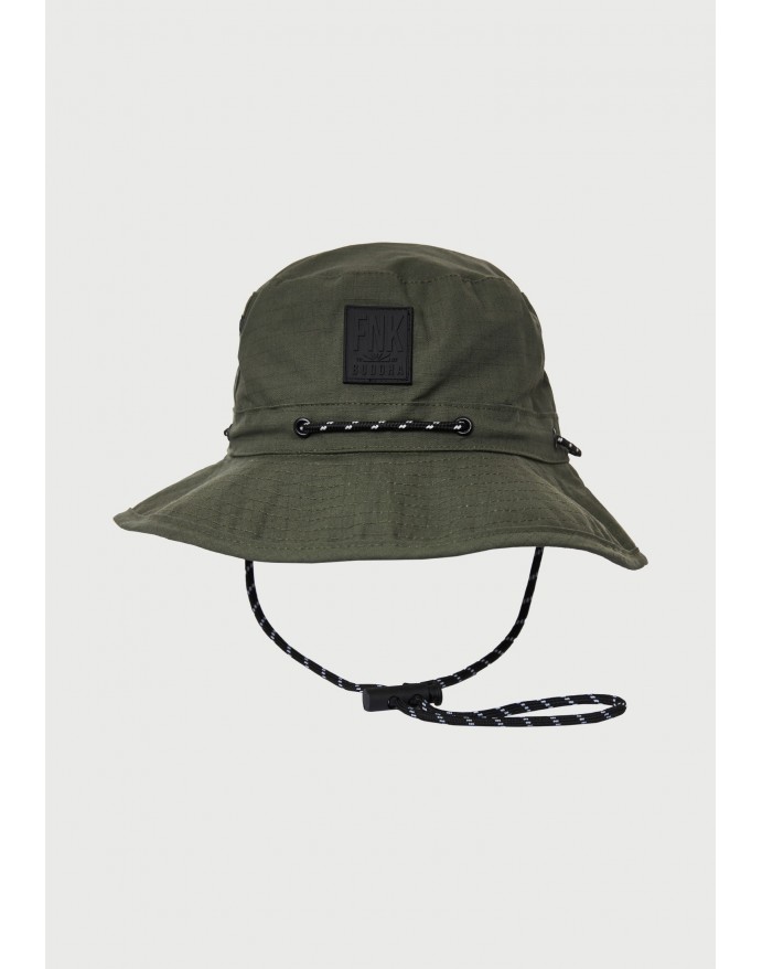 Funky Buddha Ανδρικό Καπέλο με κέντημα Sage Green FBM013-073-10