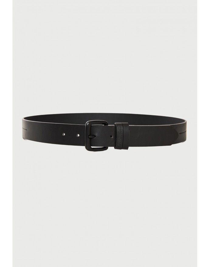 Funky Buddha Ανδρική ζώνη με τετράγωνη αγκράφα Black FBM014-331-10