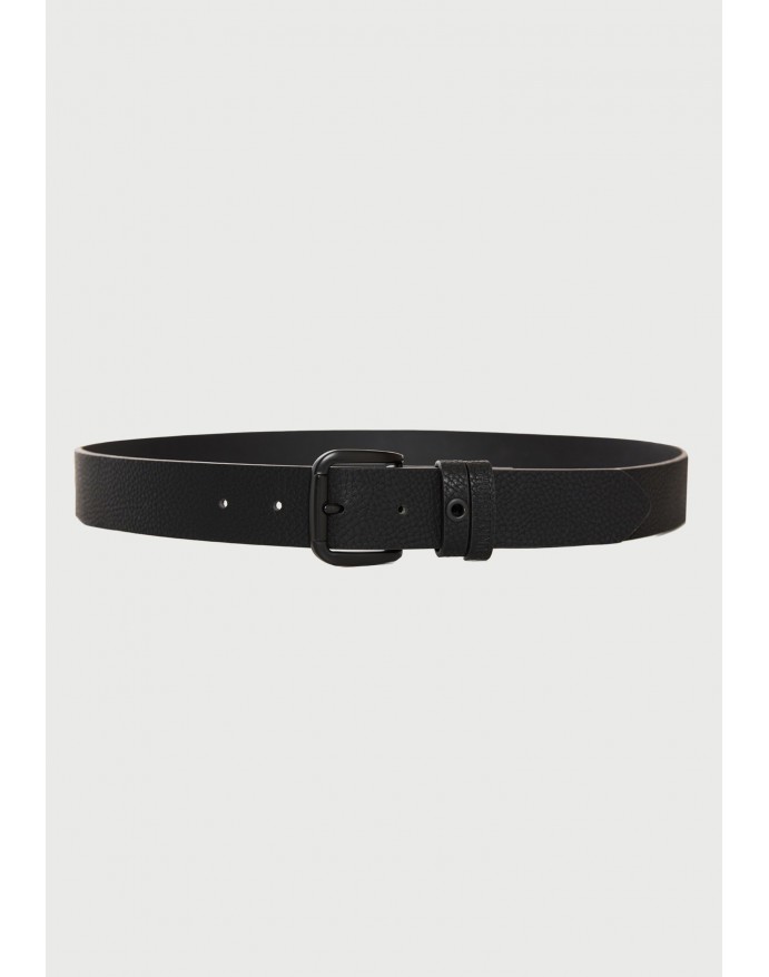 Funky Buddha Ανδρική ζώνη με μεταλλική αγκράφα Black FBM014-336-10