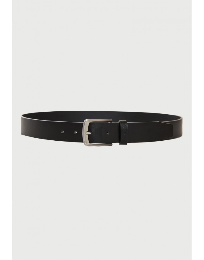 Funky Buddha Ανδρική ζώνη με μεταλλική αγκράφα Black FBM014-337-10