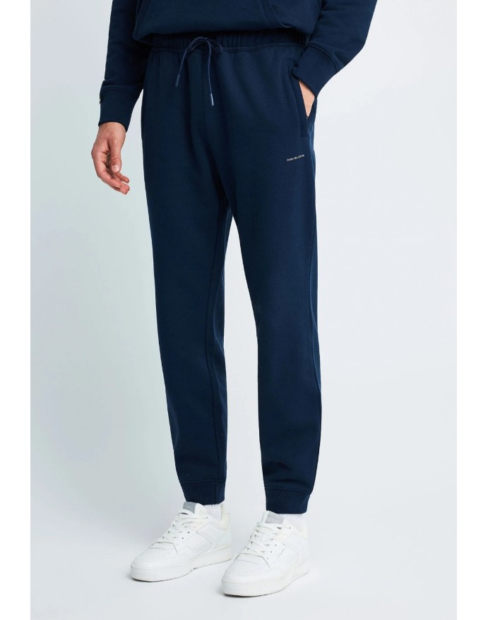 Funky Buddha Ανδρικό Παντελόνι Φόρμας Jogger με κορδόνι Navy FBM014-050-02