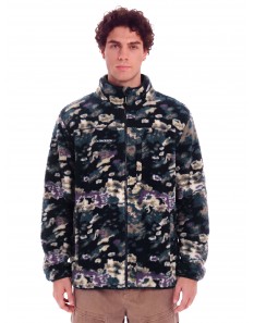 Emerson Ανδρική Fleece Ζακέτα με φερμουάρ PR627 Off Black 262.EM290.122