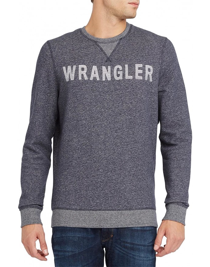 Wrangler Men's Sweatshirt Navy (Μπλε Μελ.) W6510AA35