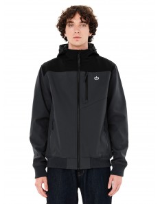 Emerson Ανδρικό Bonded Bomber Μπουφάν με κουκούλα D.Grey/Black 262.EM11.37
