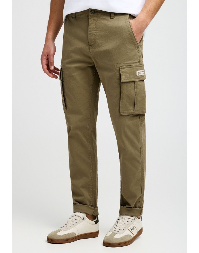 Funky Buddha Ανδρικό Comfort Cargo Παντελόνι Dusty Khaki FBM013-002-02