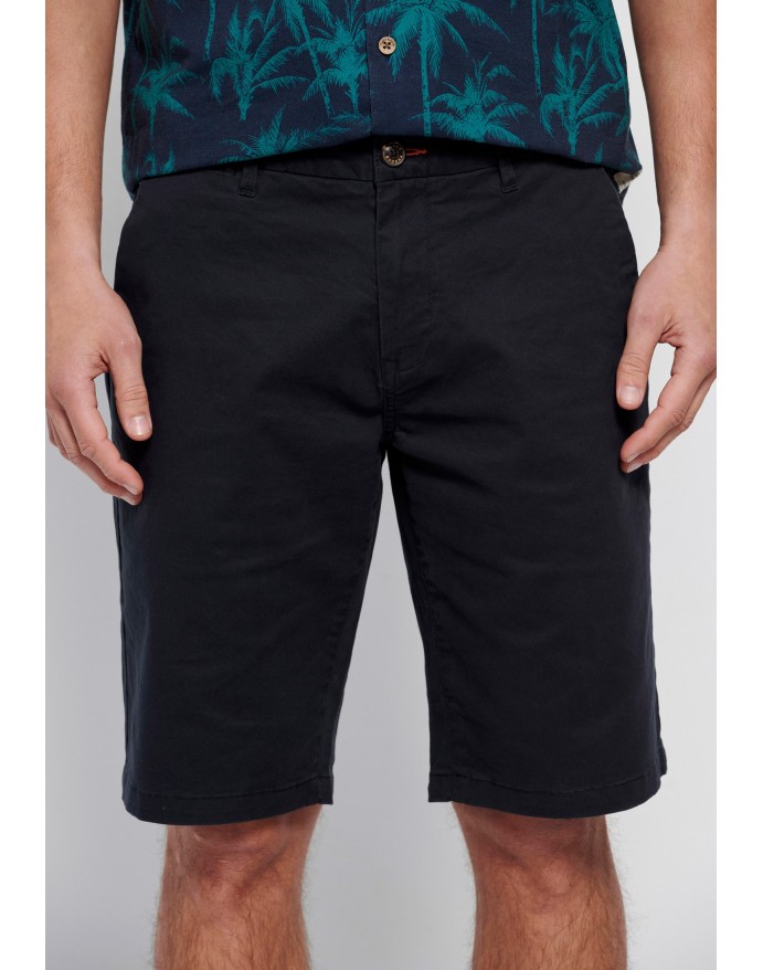 Funky Buddha Ανδρική Βερμούδα Chino Navy FBM007-001-03