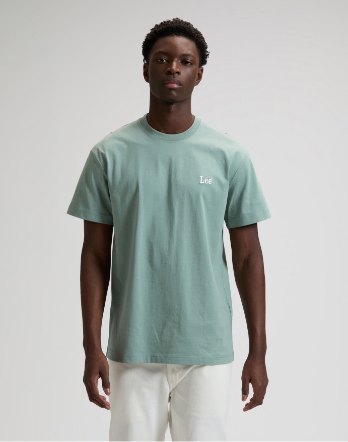 Lee SS Small Logo Tee Desert Sage Ανδρικό T-Shirt 112376467