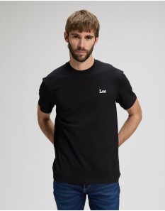 Lee SS Small Logo Tee In Black Ανδρικό T-Shirt 112376492