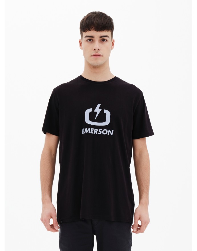 Emerson Ανδρικό T-Shirt με λογότυπο Black 221.EM33.01