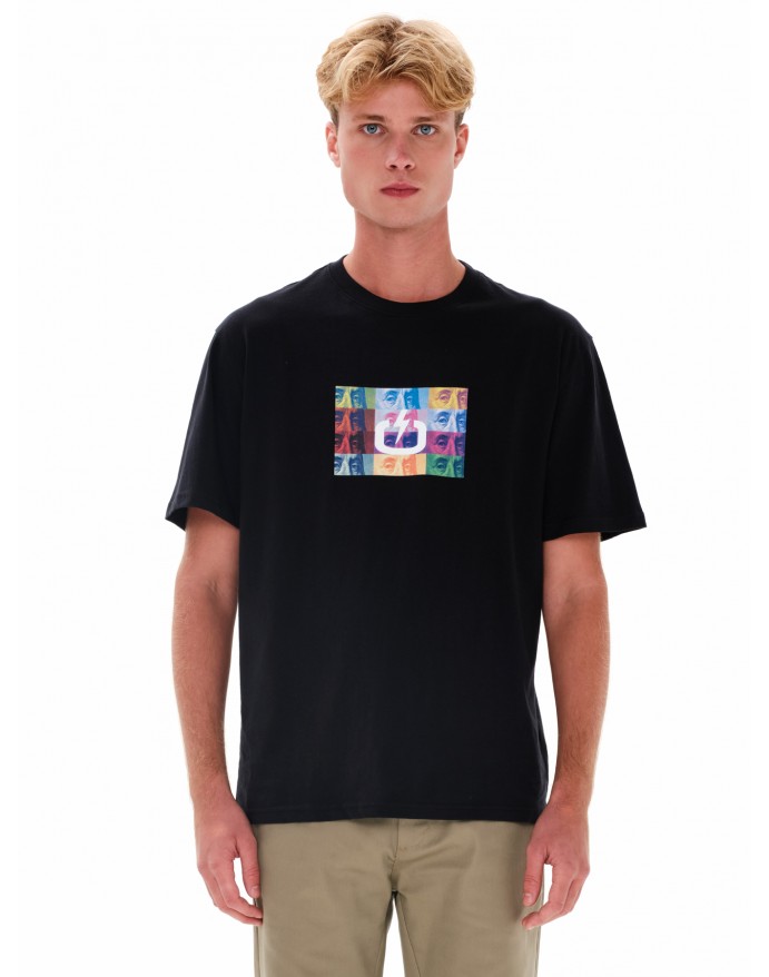 Emerson Ανδρικό Κοντομάνικο T-Shirt με τύπωμα Black 241.EM33.11