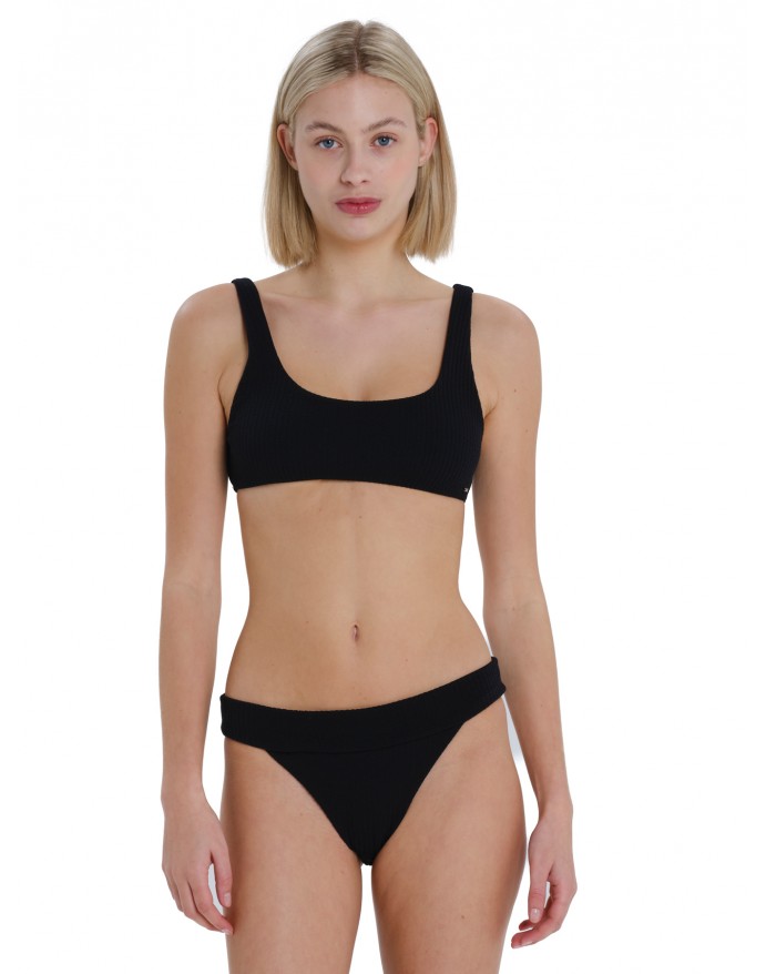 Emerson Γυναικείο Rib Bralette Bikini Set Black 261.EW571.124