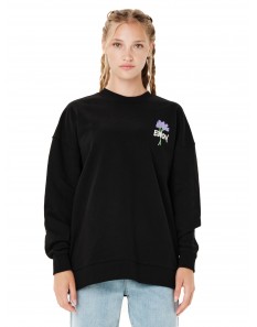 Emerson "CONSCIOUS LIVING" Γυναικείο Oversized Φούτερ Black 262.EW20.13