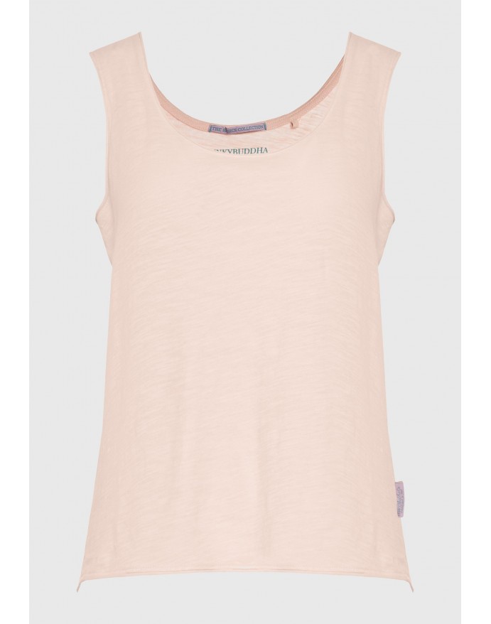 Funky Buddha Γυναικείο Βαμβακερό Tank Top Rose Water FBL013-108-04