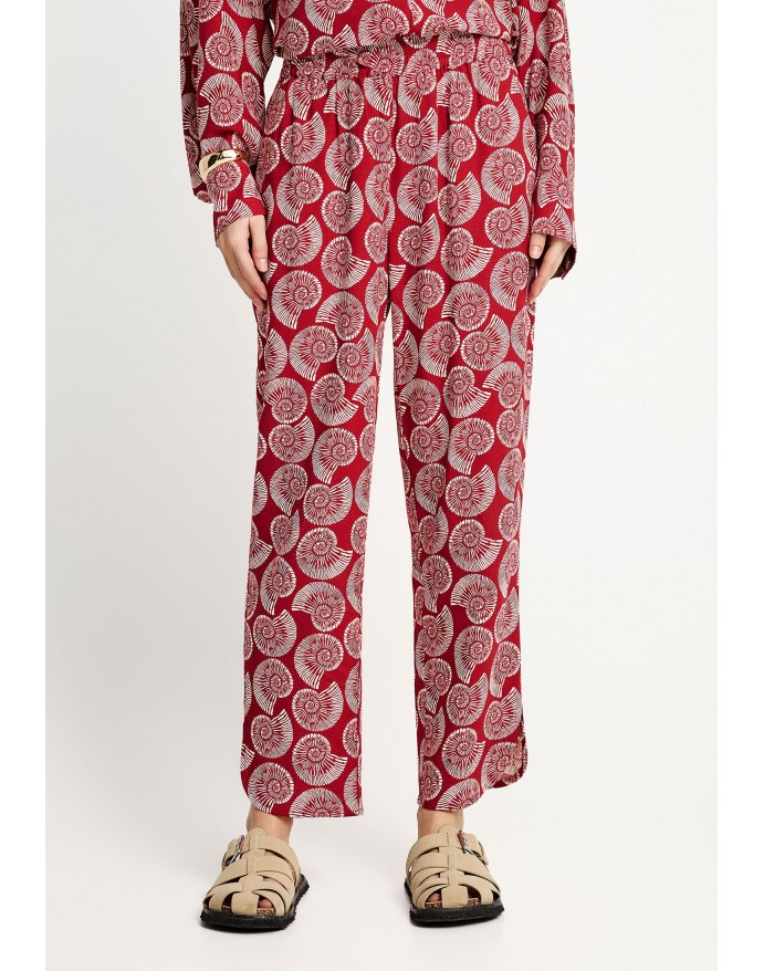 Funky Buddha Γυναικείο Casual Παντελόνι Baked Apple FBL013-125-02