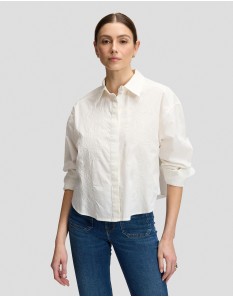Lee Cuffed Shirt Ecru Γυναικείο Πουκάμισο 112389231